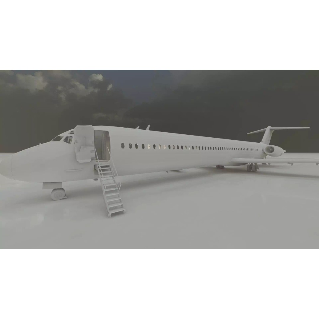 Boeing 777-200 3D Model – Detailed Aircraft with Interior, FBX - View 46