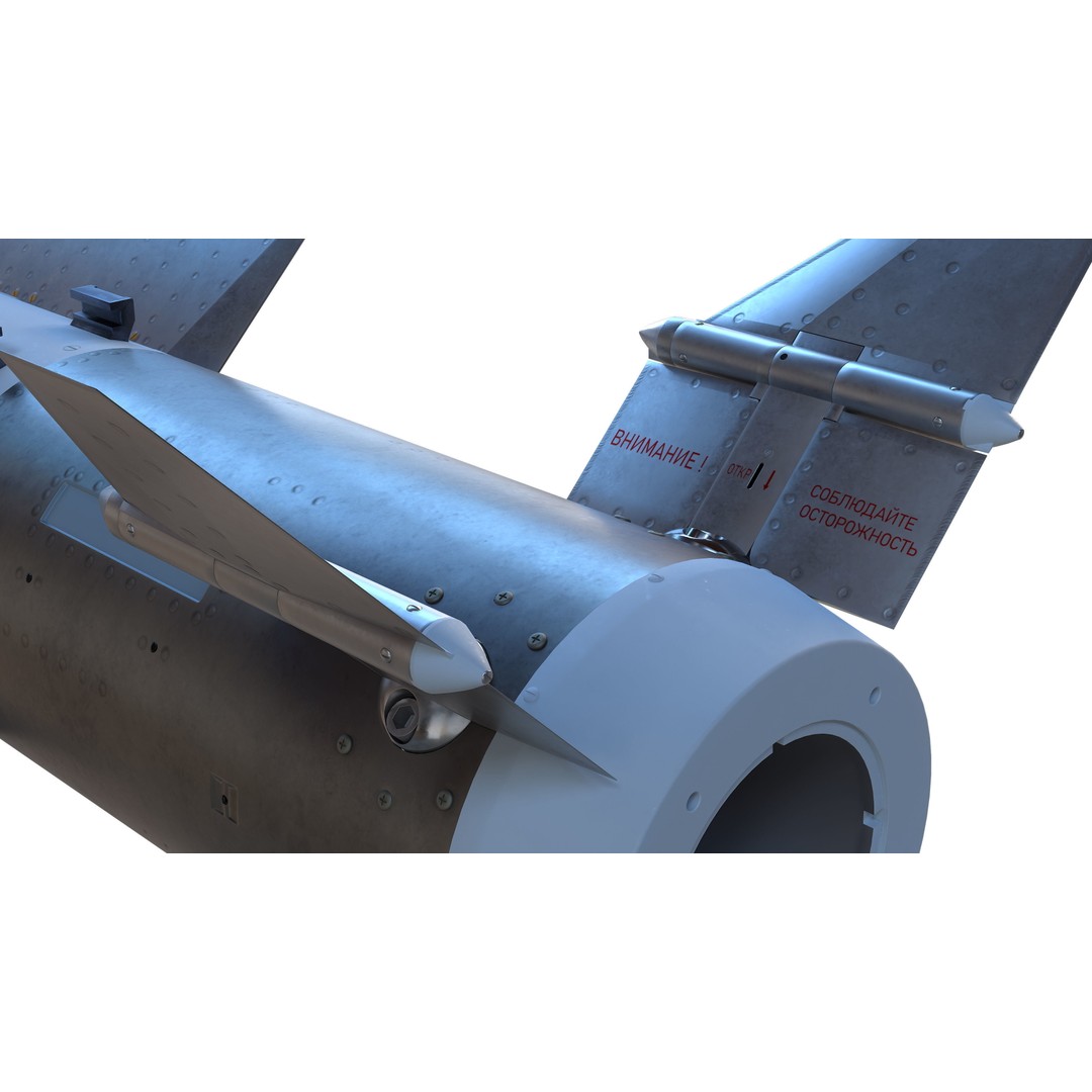RVV-BD Aircraft Guided Air-to-Air Missile 3D Model – PBR Game Asset, FBX - View 11