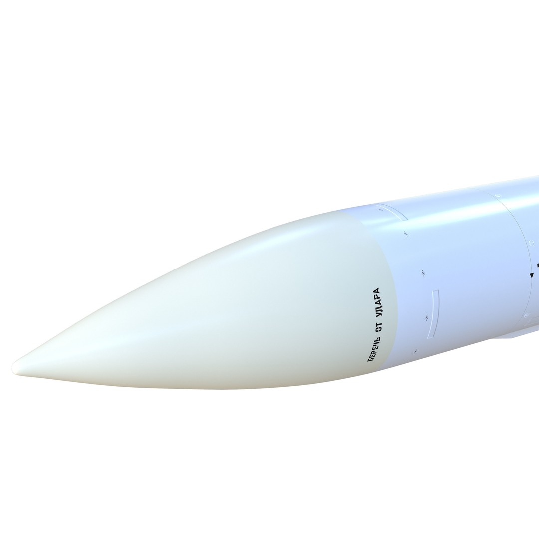 RVV-BD Aircraft Guided Air-to-Air Missile 3D Model – PBR Game Asset, FBX - View 17