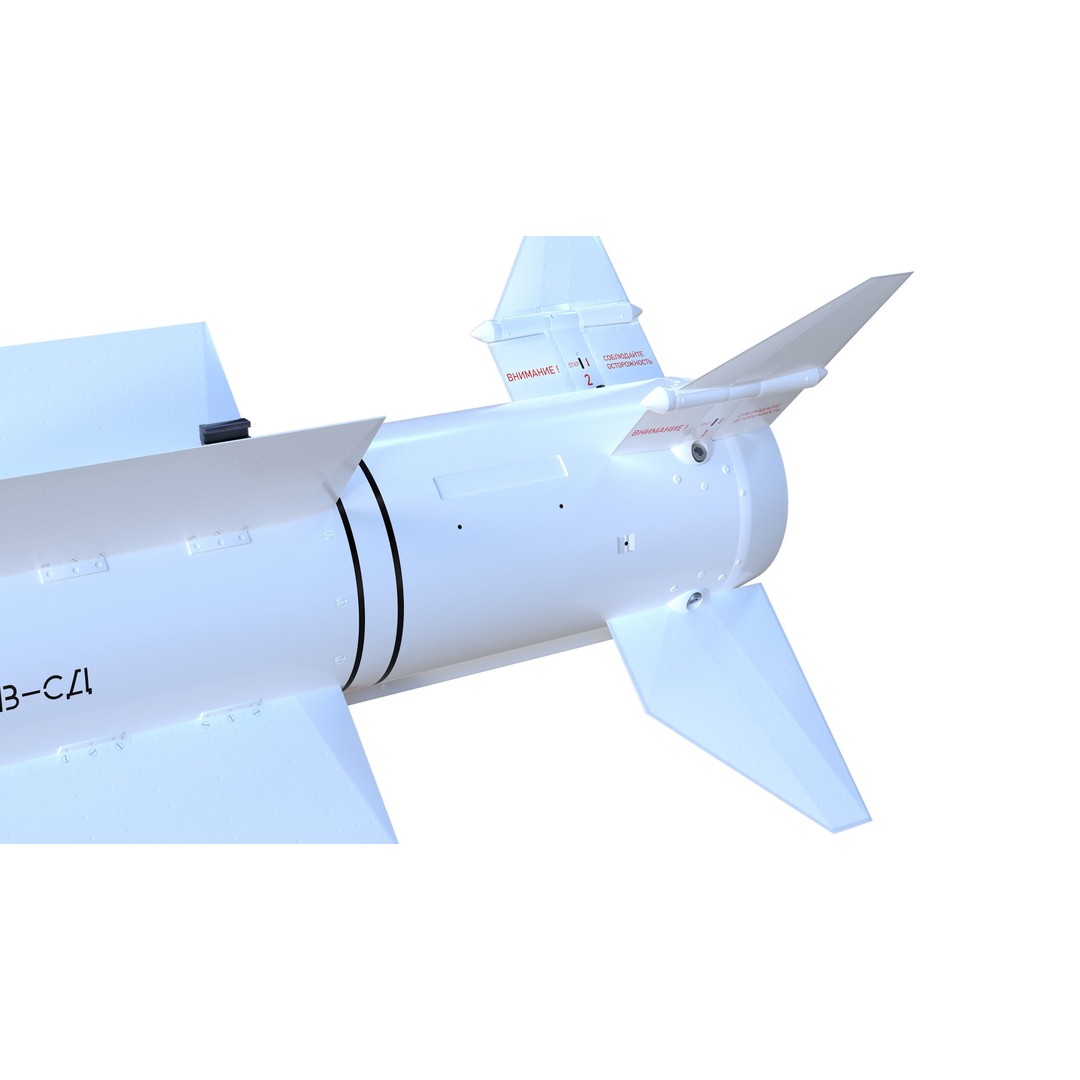 RVV-BD Aircraft Guided Air-to-Air Missile 3D Model – PBR Game Asset, FBX - View 20