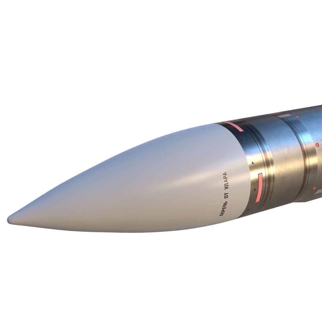 RVV-BD Aircraft Guided Air-to-Air Missile 3D Model – PBR Game Asset, FBX - View 7