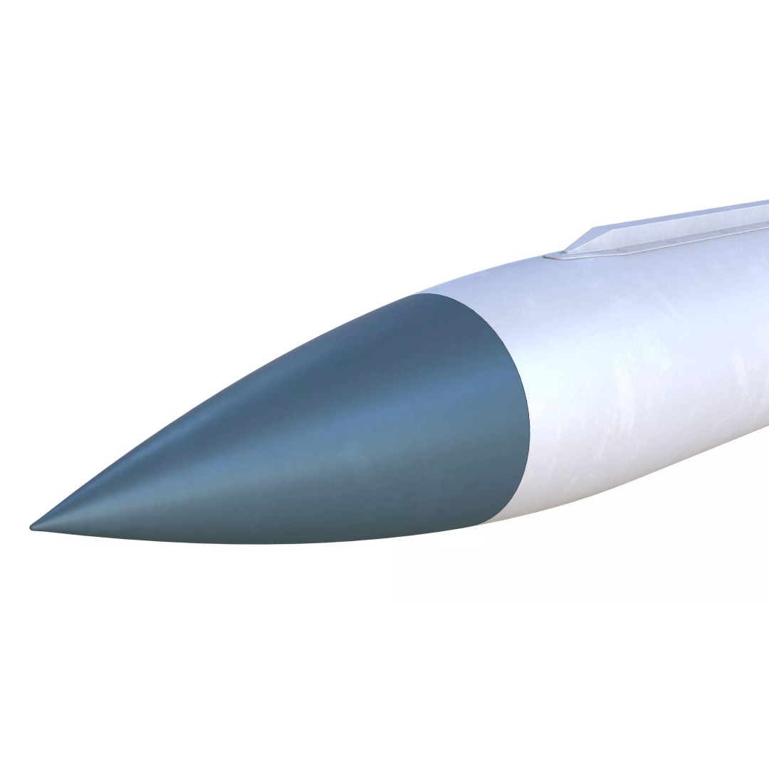 AS 34 Kormoran 3D Model – PBR Missile Asset, FBX, OBJ, Blender - View 7