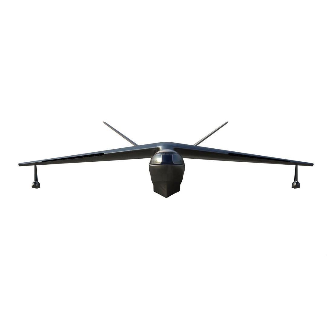 Saunders-Roe Queen 3D Model – British Jet Seaplane, FBX - View 11