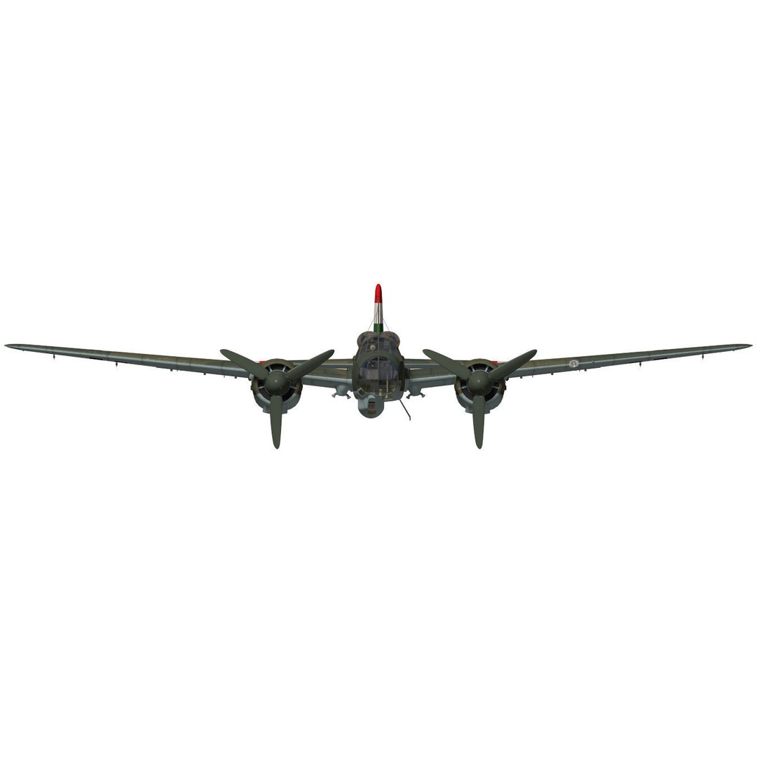 Junkers Ju 88 D-2 3D Model – High Poly Military Aircraft, FBX - View 13