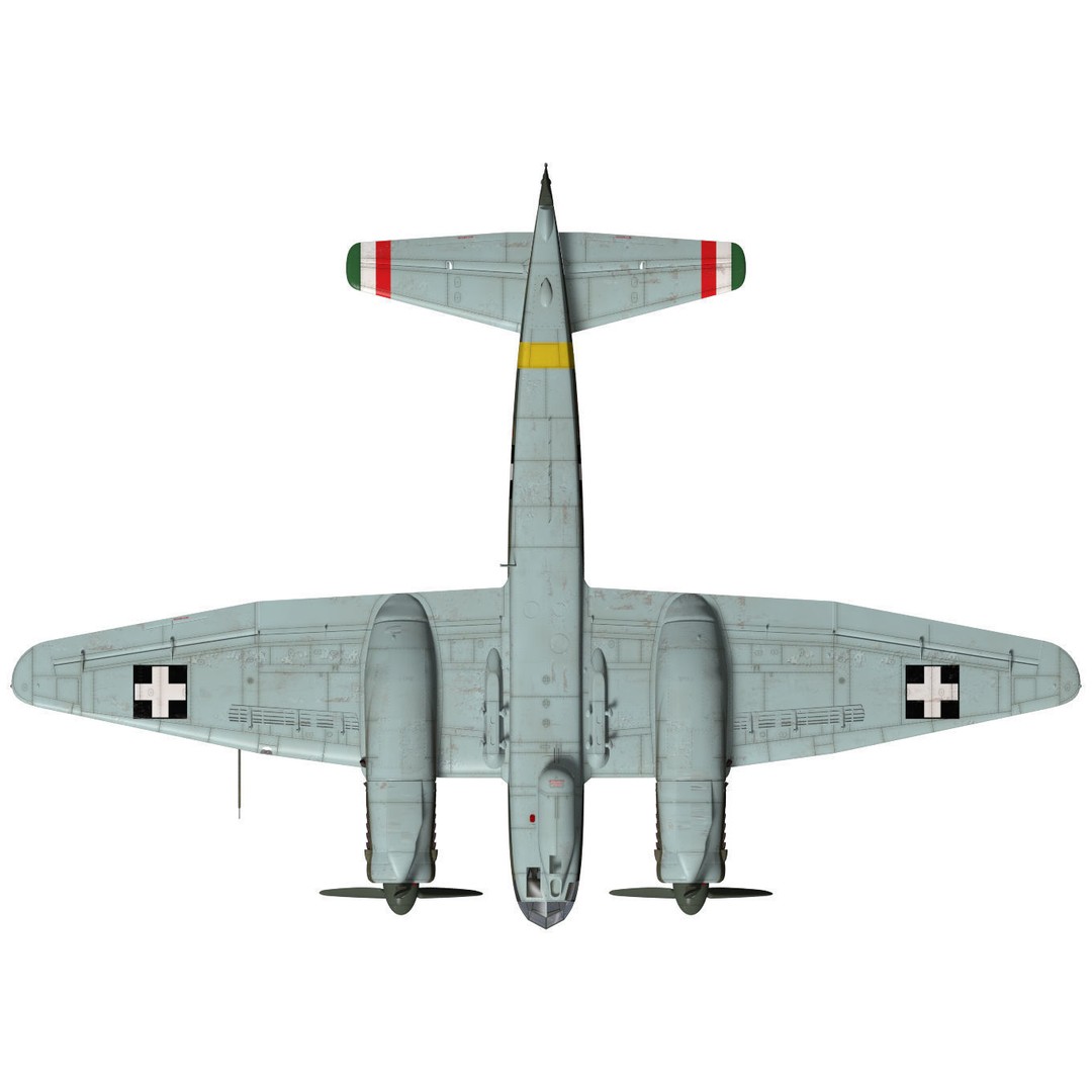 Junkers Ju 88 D-2 3D Model – High Poly Military Aircraft, FBX - View 16