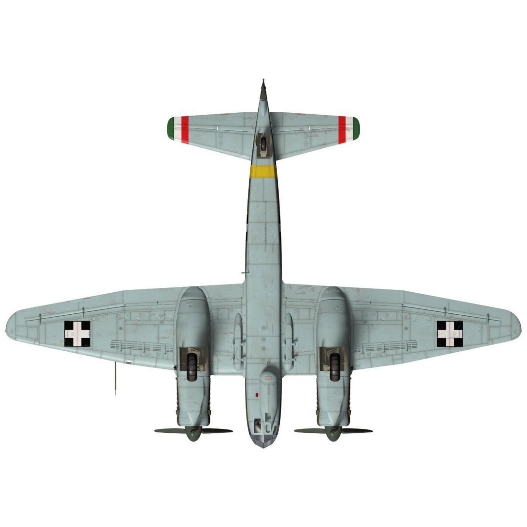 Junkers Ju 88 D-2 3D Model – High Poly Military Aircraft, FBX - View 17