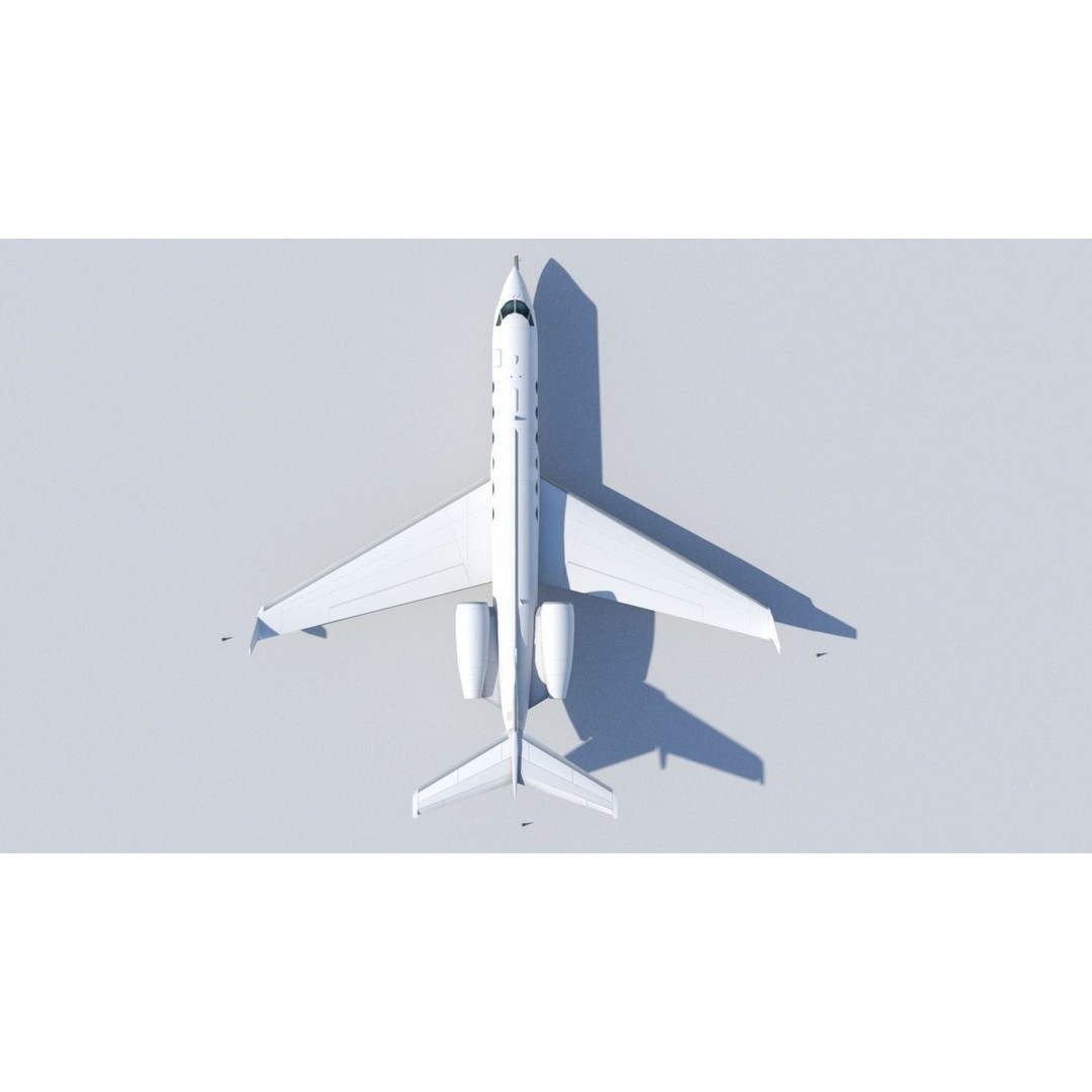 Gulfstream IV 3D Model – Low Poly Static Aircraft, FBX - View 19