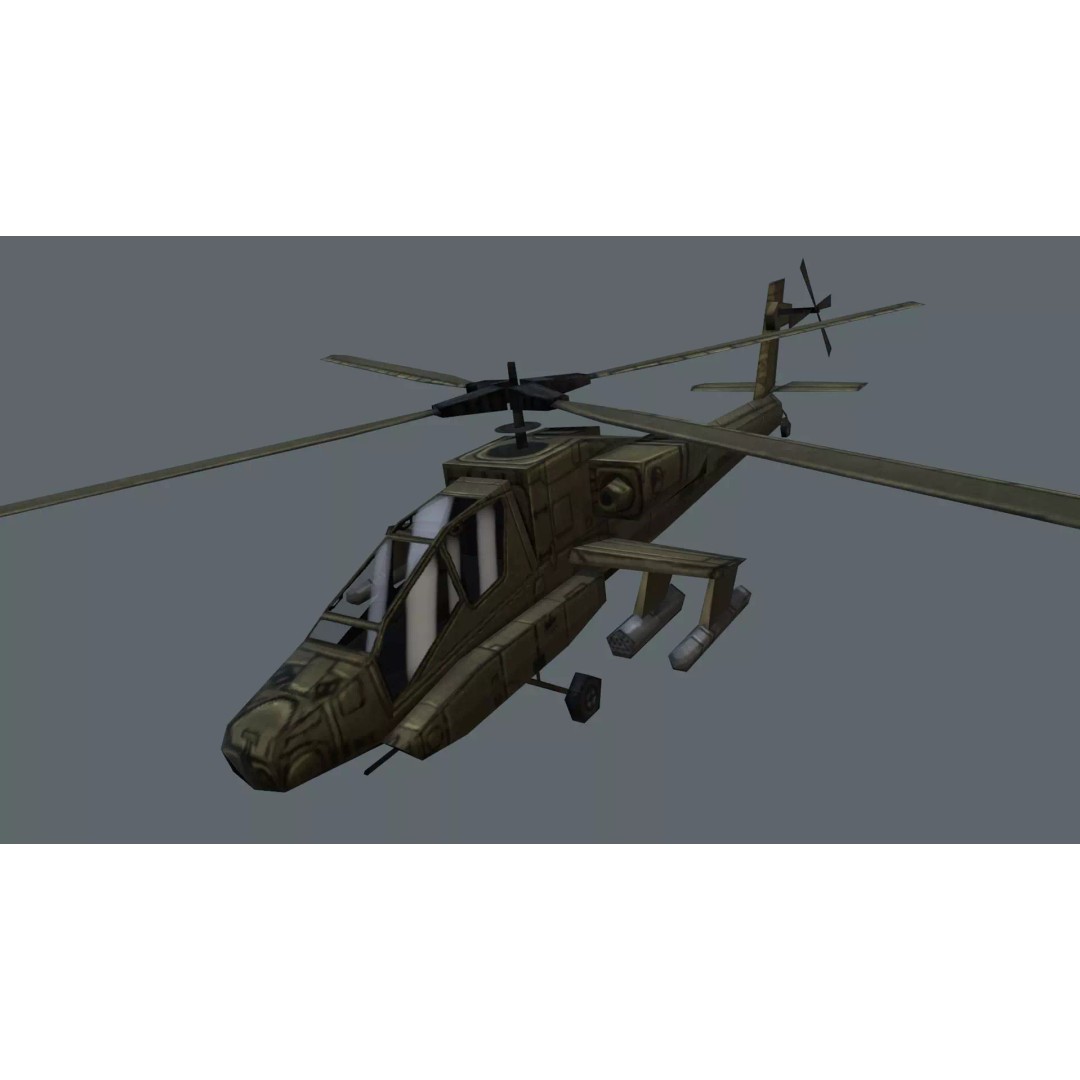 Military Vehicles 3D Model – Low Poly Bundle for Retro Games, FBX - View 6