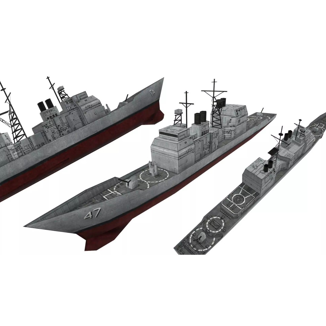 Military Vehicles 3D Model – Low Poly Bundle for Retro Games, FBX - View 8