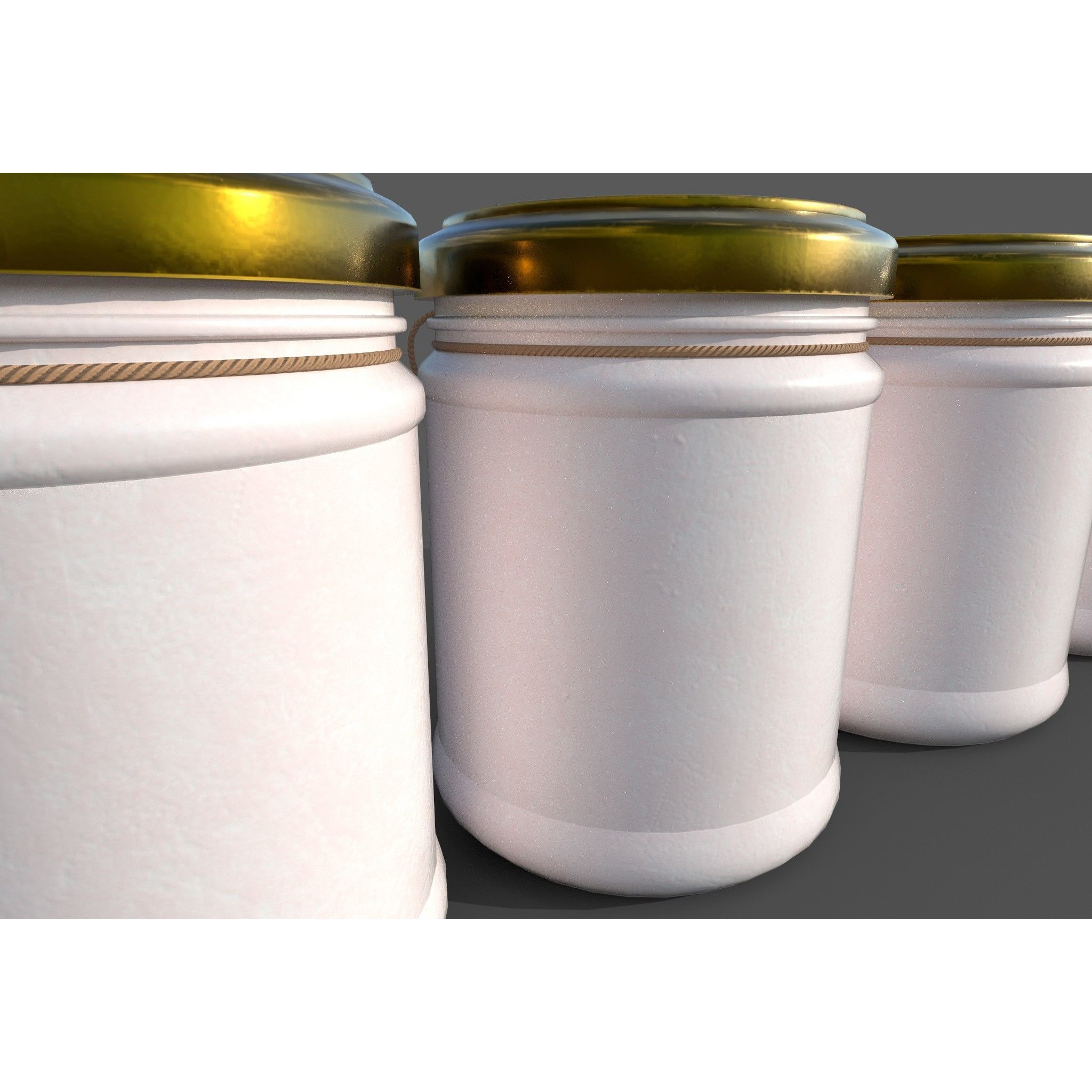 Jars L-O-V-E - PBR Game-Ready 3D Model - View 12