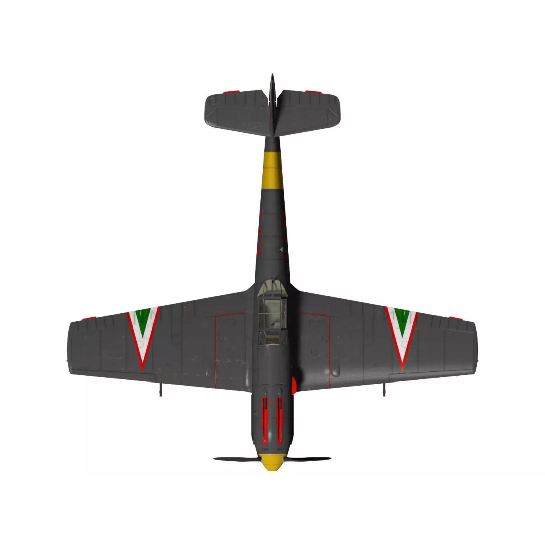 Messerschmitt Bf 109 E4 3D Model – High Poly WWII Fighter Aircraft, FBX - View 13