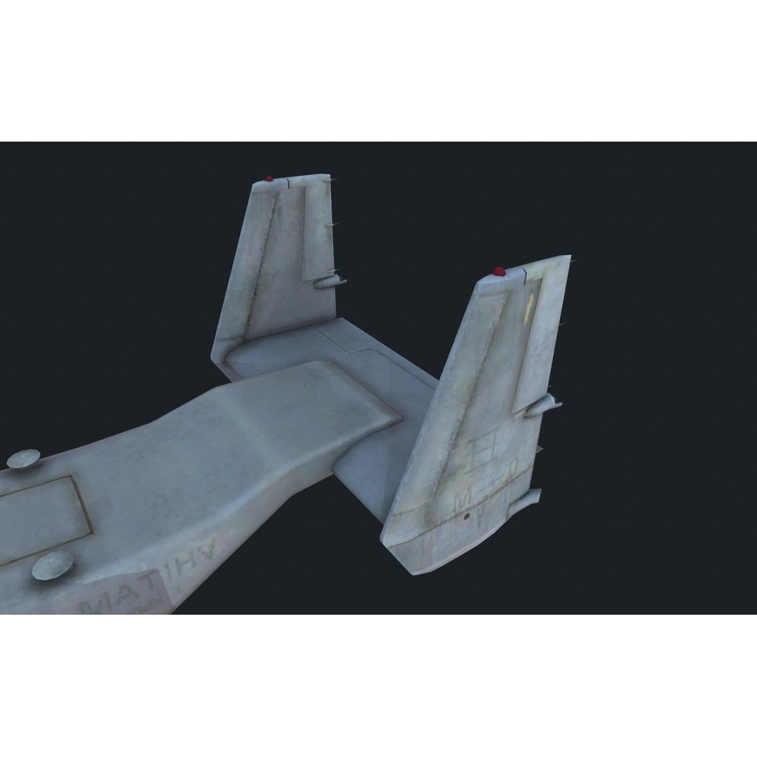 Helicopter 3D Model – Low Poly Military Aircraft Pack, FBX - View 26