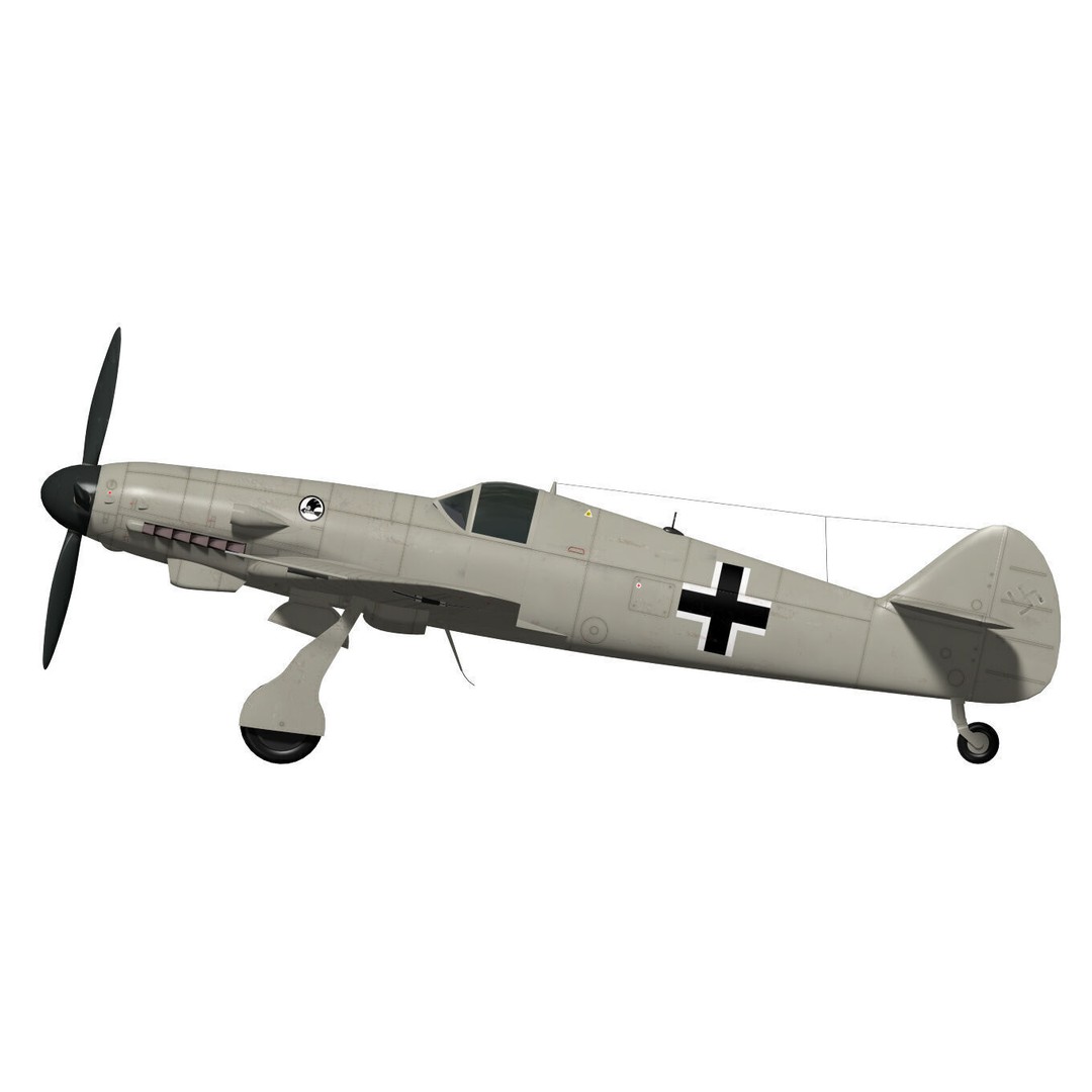 Skoda Kauba V5 3D Model – High Poly Military Aircraft, FBX - View 11