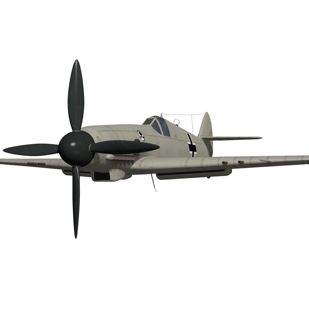 Skoda Kauba V5 3D Model – High Poly Military Aircraft, FBX - View 6