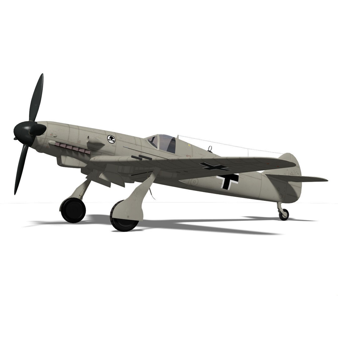 Skoda Kauba V5 3D Model – High Poly Military Aircraft, FBX - View 7