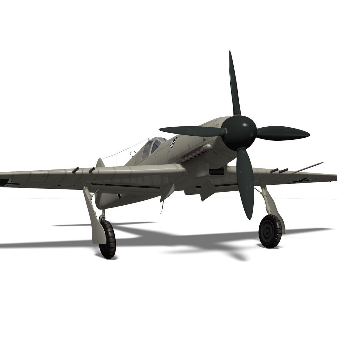 Skoda Kauba V5 3D Model – High Poly Military Aircraft, FBX - View 9