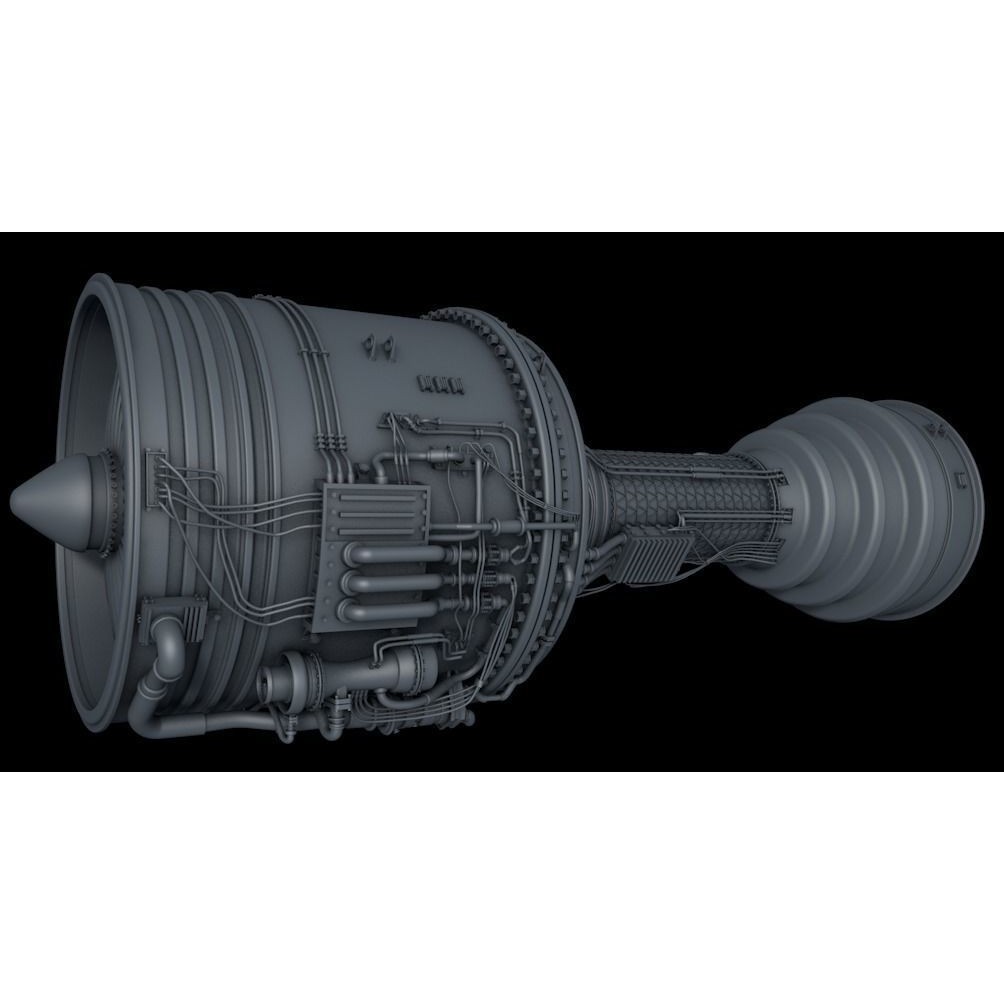 Boeing Jet Engine 3D Model – High Detail Aircraft Asset, FBX & OBJ