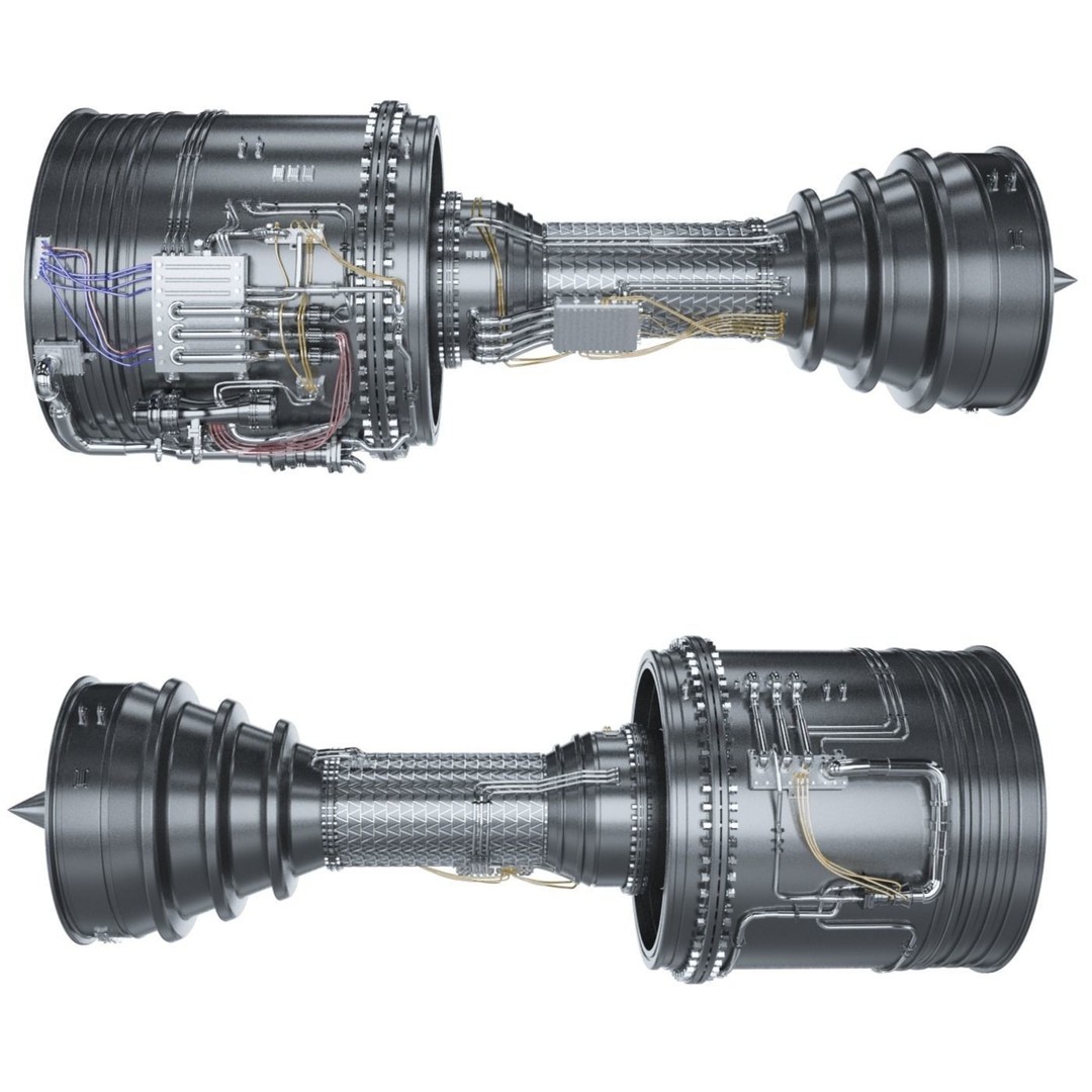 Boeing Jet Engine 3D Model – High Detail Aircraft Asset, FBX & OBJ - View 4