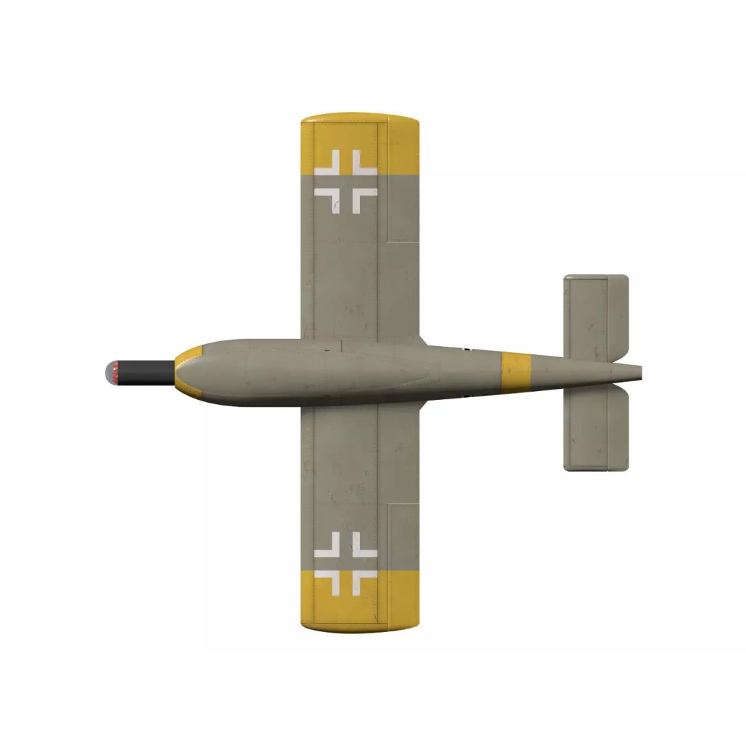 Zeppelin Rammer 3D Model – High Poly Military Aircraft, FBX - View 13