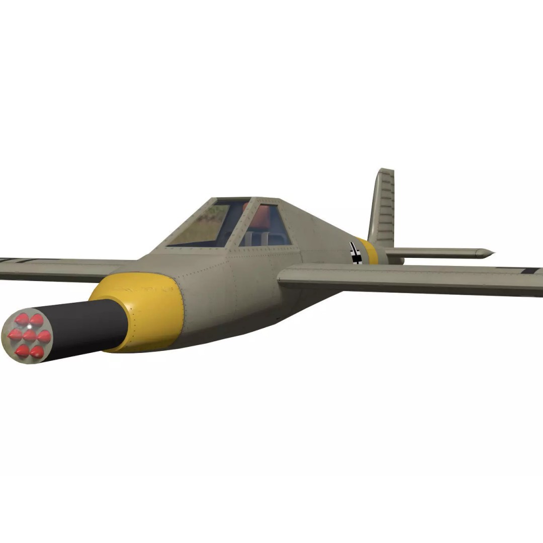 Zeppelin Rammer 3D Model – High Poly Military Aircraft, FBX - View 7