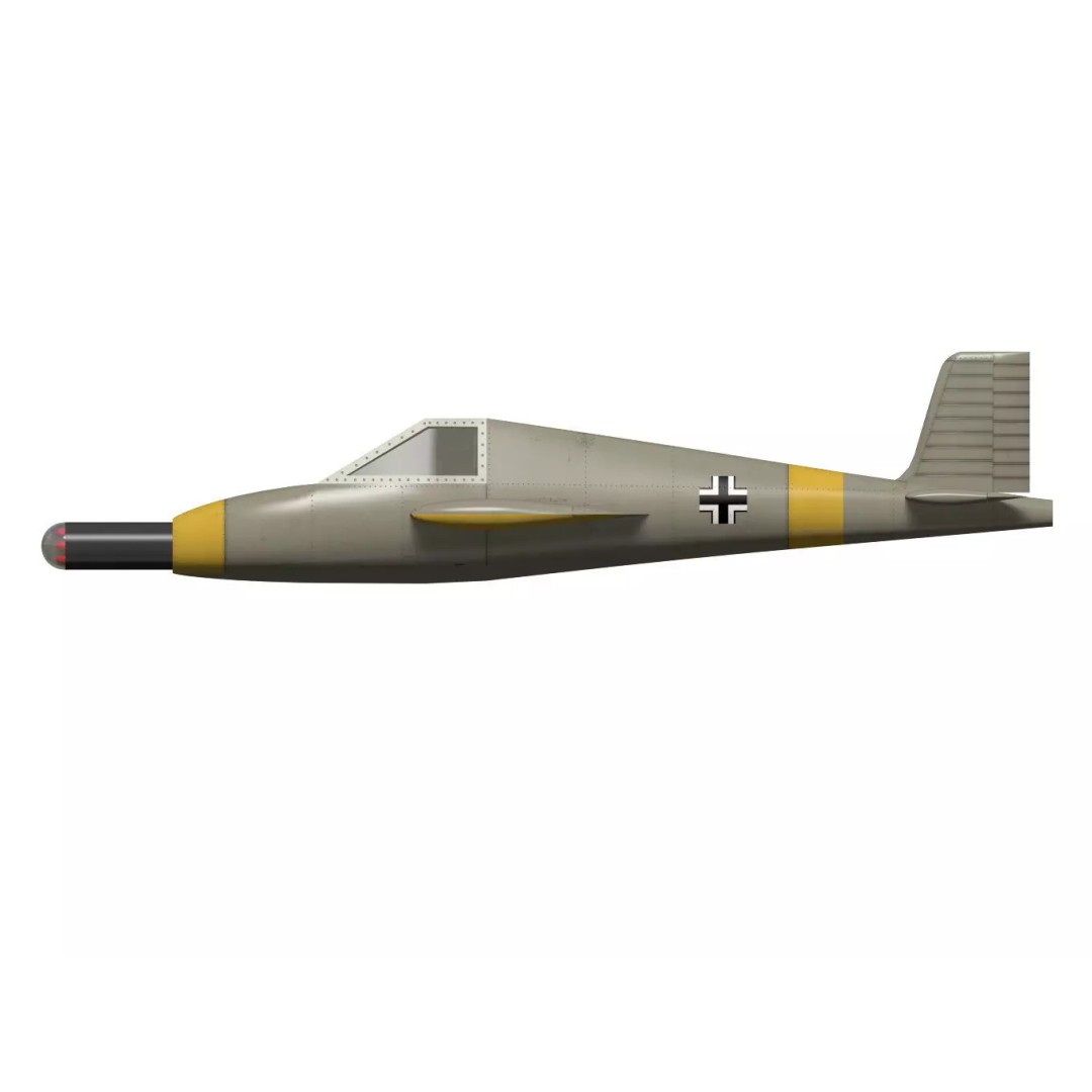 Zeppelin Rammer 3D Model – High Poly Military Aircraft, FBX - View 8