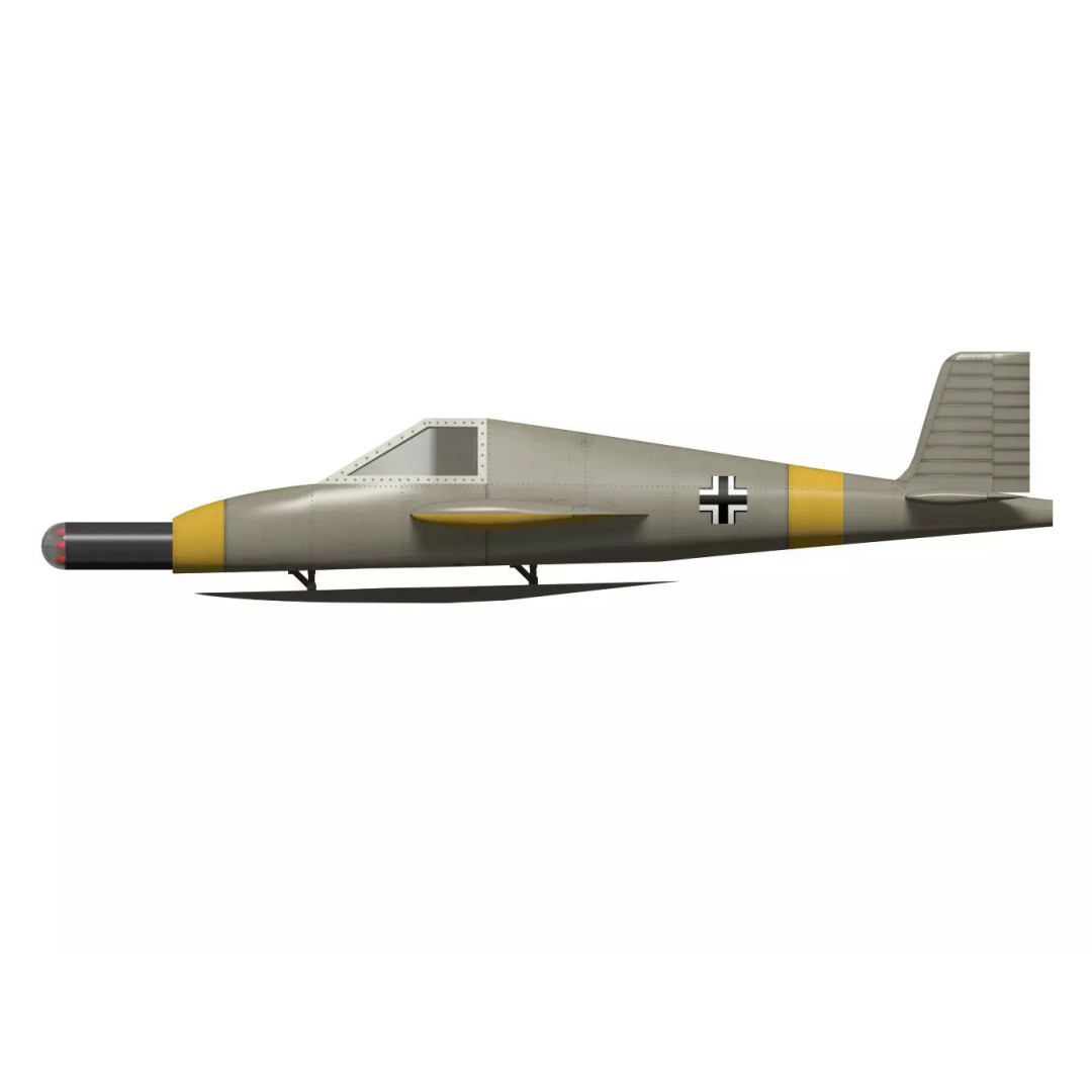 Zeppelin Rammer 3D Model – High Poly Military Aircraft, FBX - View 9