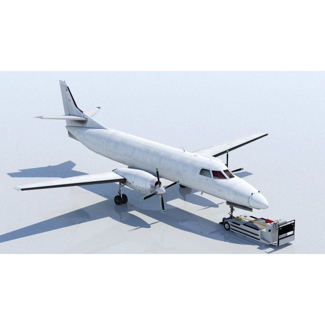 LEKTRO 8750 Tractor 3D Model – Low Poly Aircraft Towing Asset, FBX