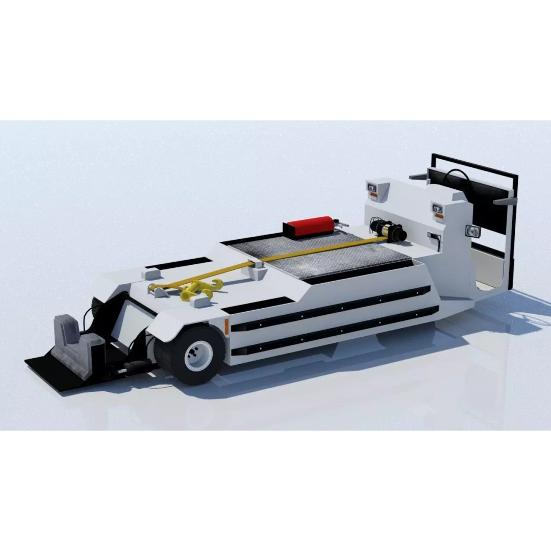 LEKTRO 8750 Tractor 3D Model – Low Poly Aircraft Towing Asset, FBX - View 2
