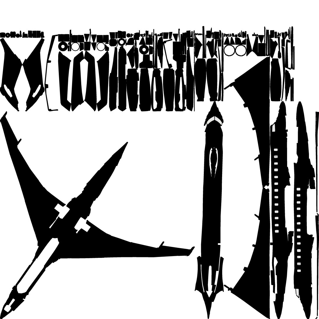 BOMBARDIER E-11A 3D Model – Low Poly Military Aircraft, FBX & OBJ - View 36
