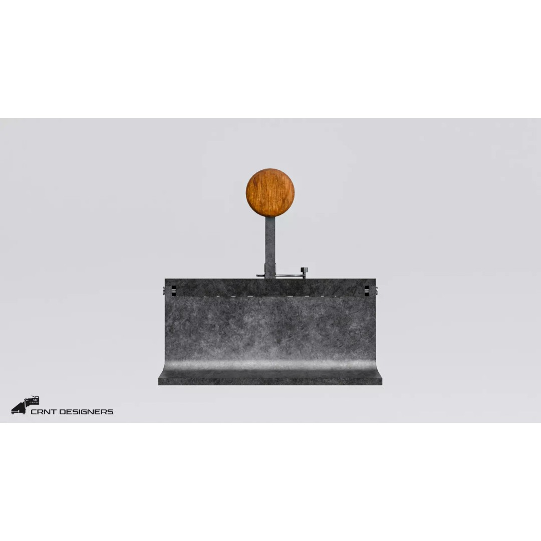 Vintage Coal Iron 3D Model – Low Poly PBR Asset, FBX, Blender - View 15