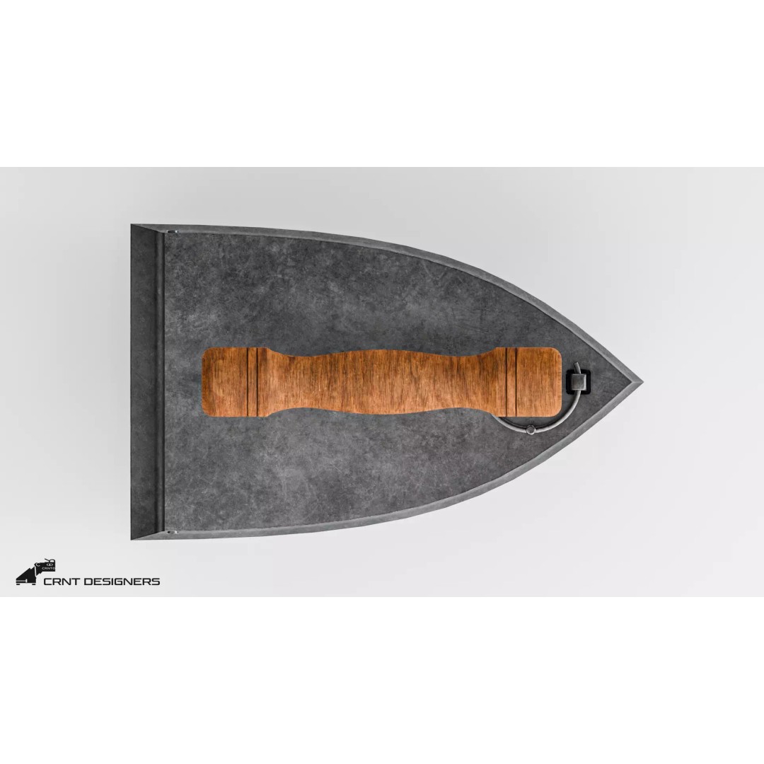 Vintage Coal Iron 3D Model – Low Poly PBR Asset, FBX, Blender - View 16