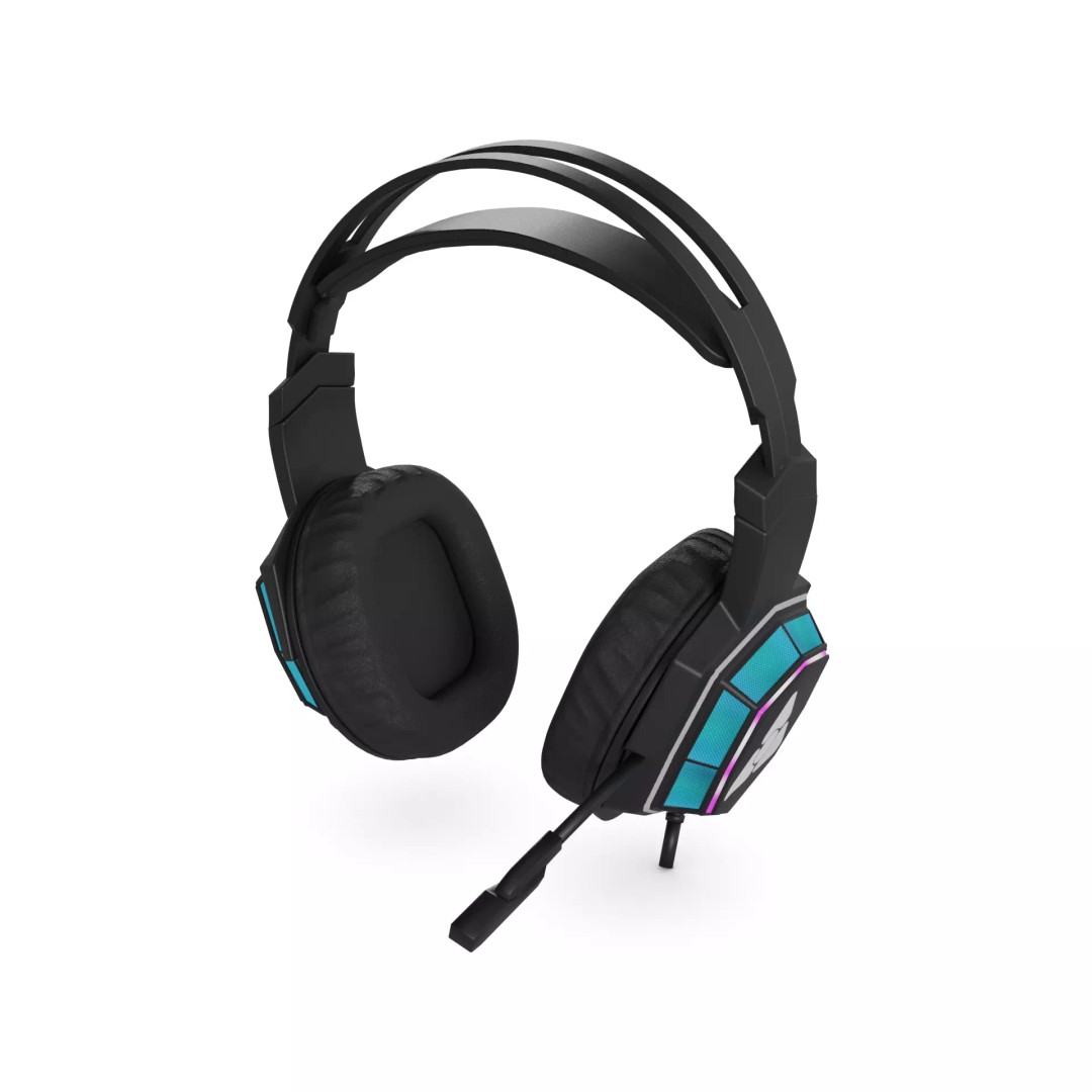 Gaming Headset 3D Model – Low Poly Game Asset with PBR Textures - View 2