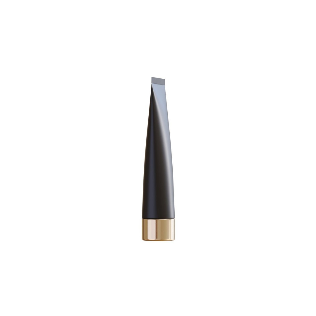 Black Cosmetic Tube 3D Model – PBR Textured, Blender, FBX, Game Ready - View 3