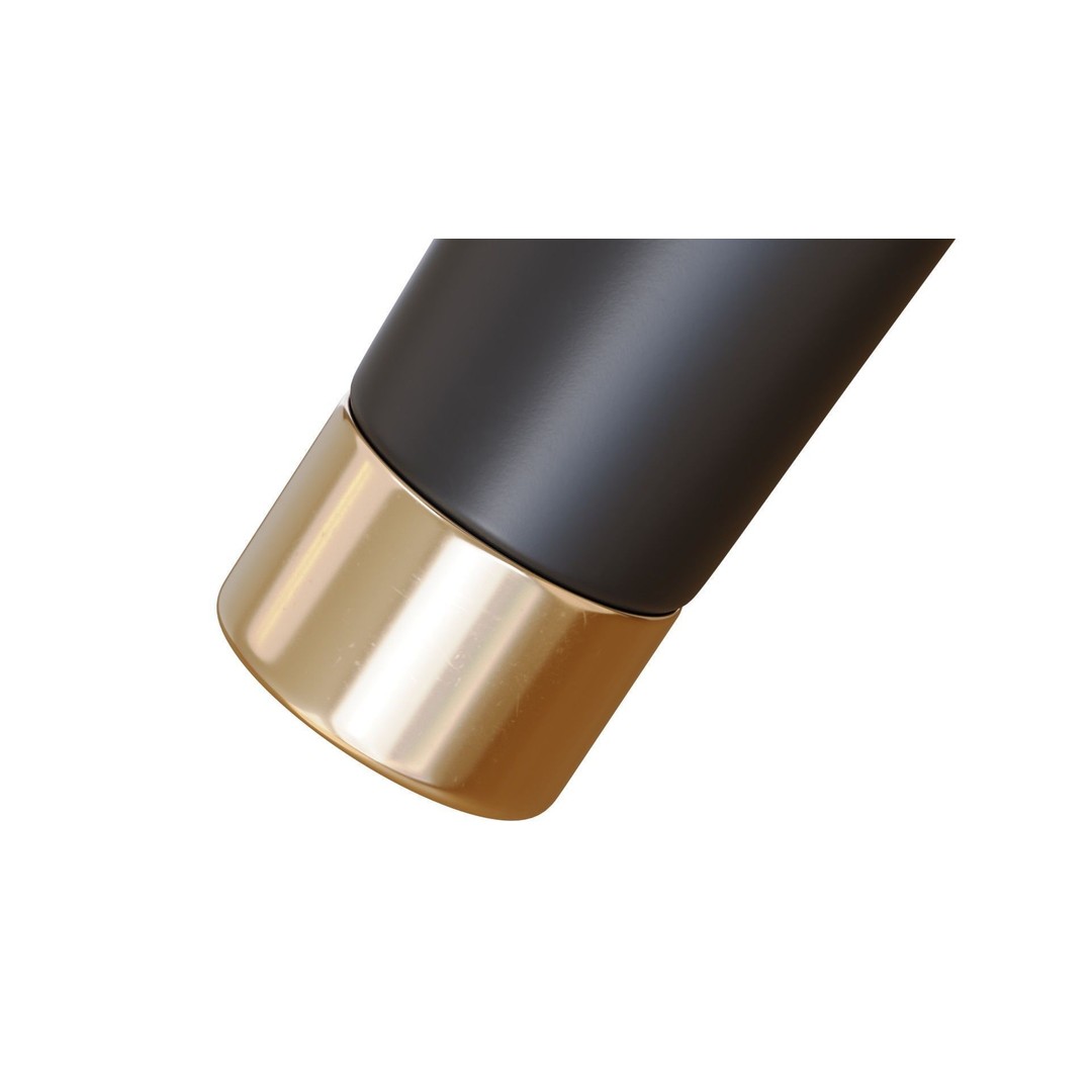 Black Cosmetic Tube 3D Model – PBR Textured, Blender, FBX, Game Ready - View 5