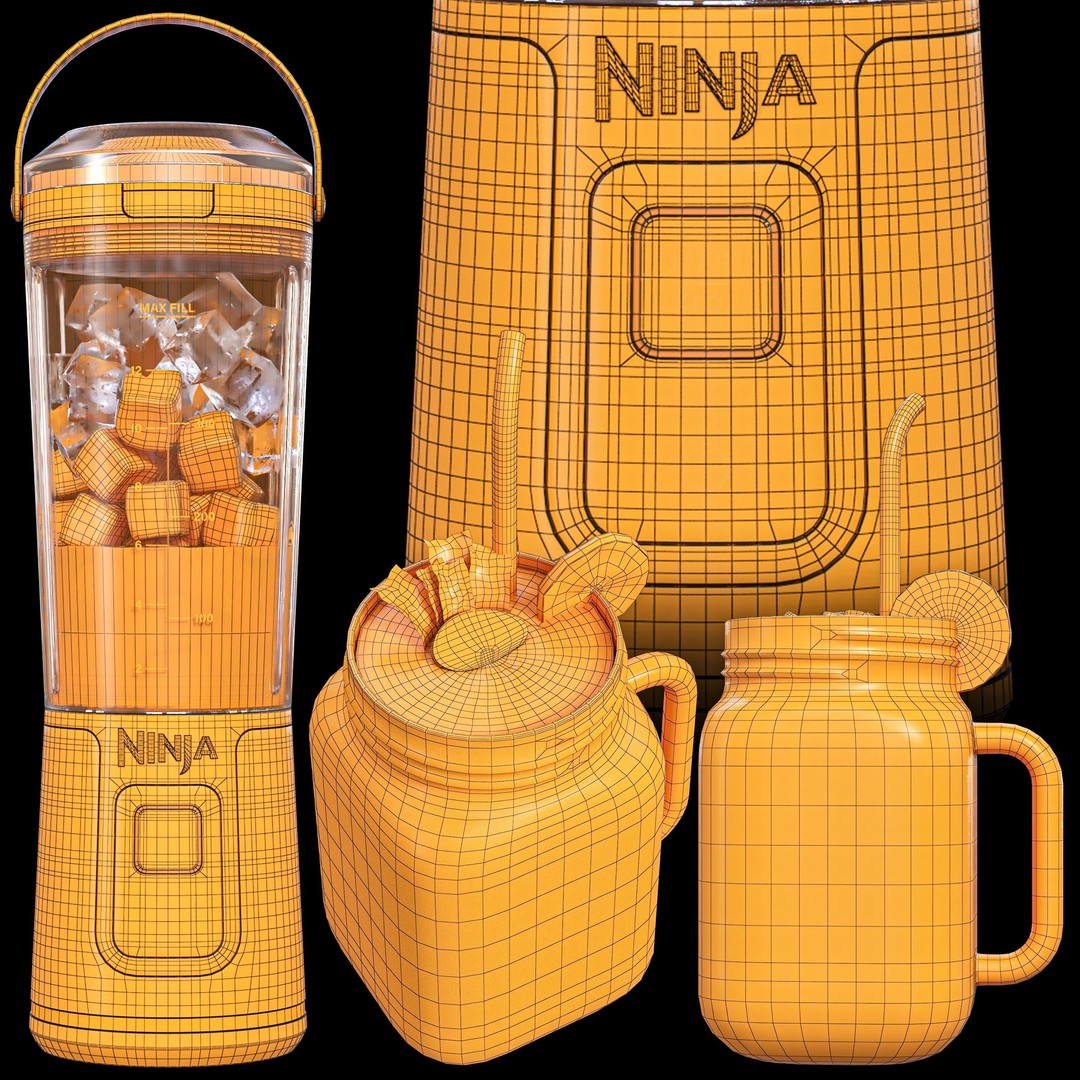 Ninja Blast 3D Model – Realistic Blender with PBR Textures, Blender & FBX - View 5