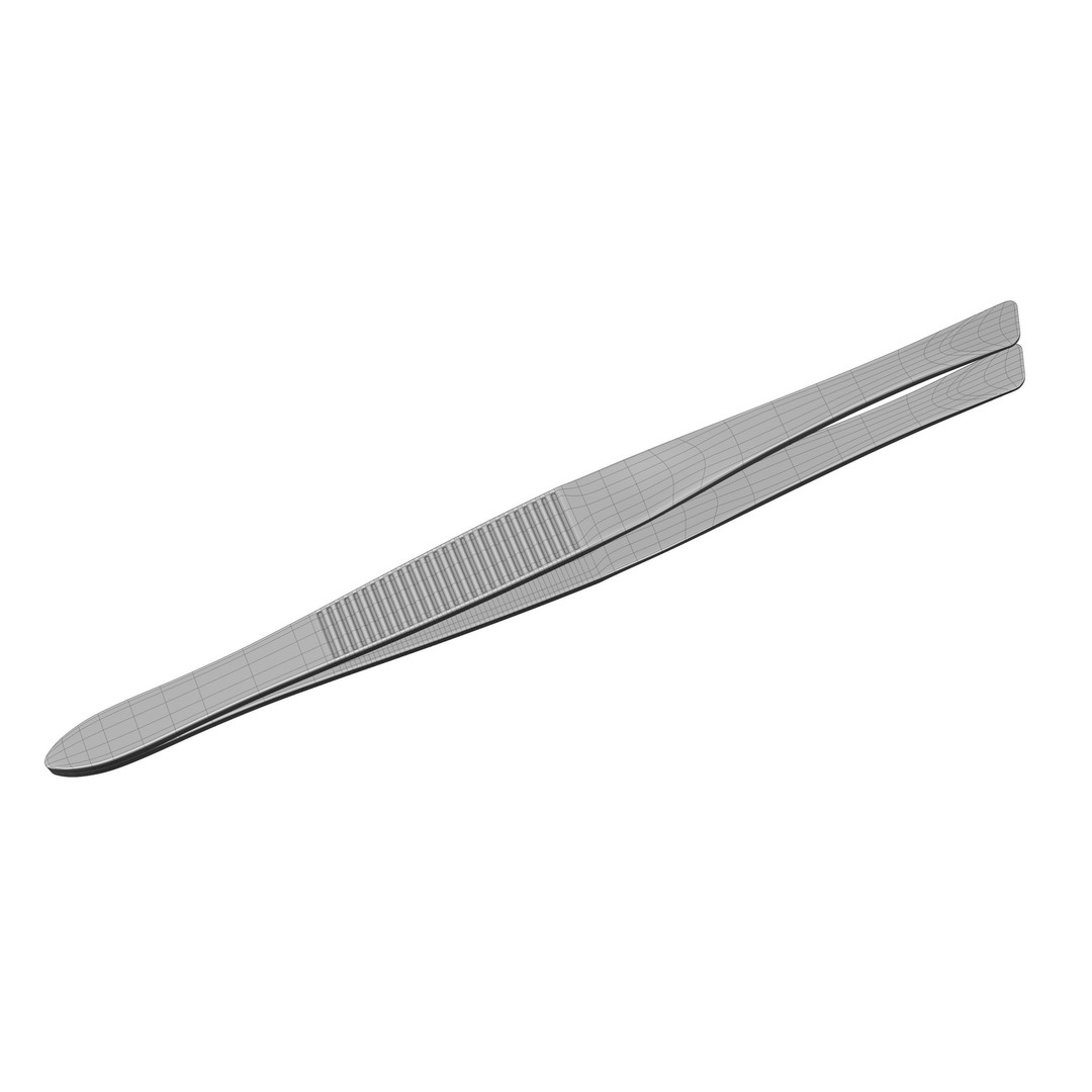 Tweezer 3D Model – Photorealistic Tool with PBR Textures, FBX
