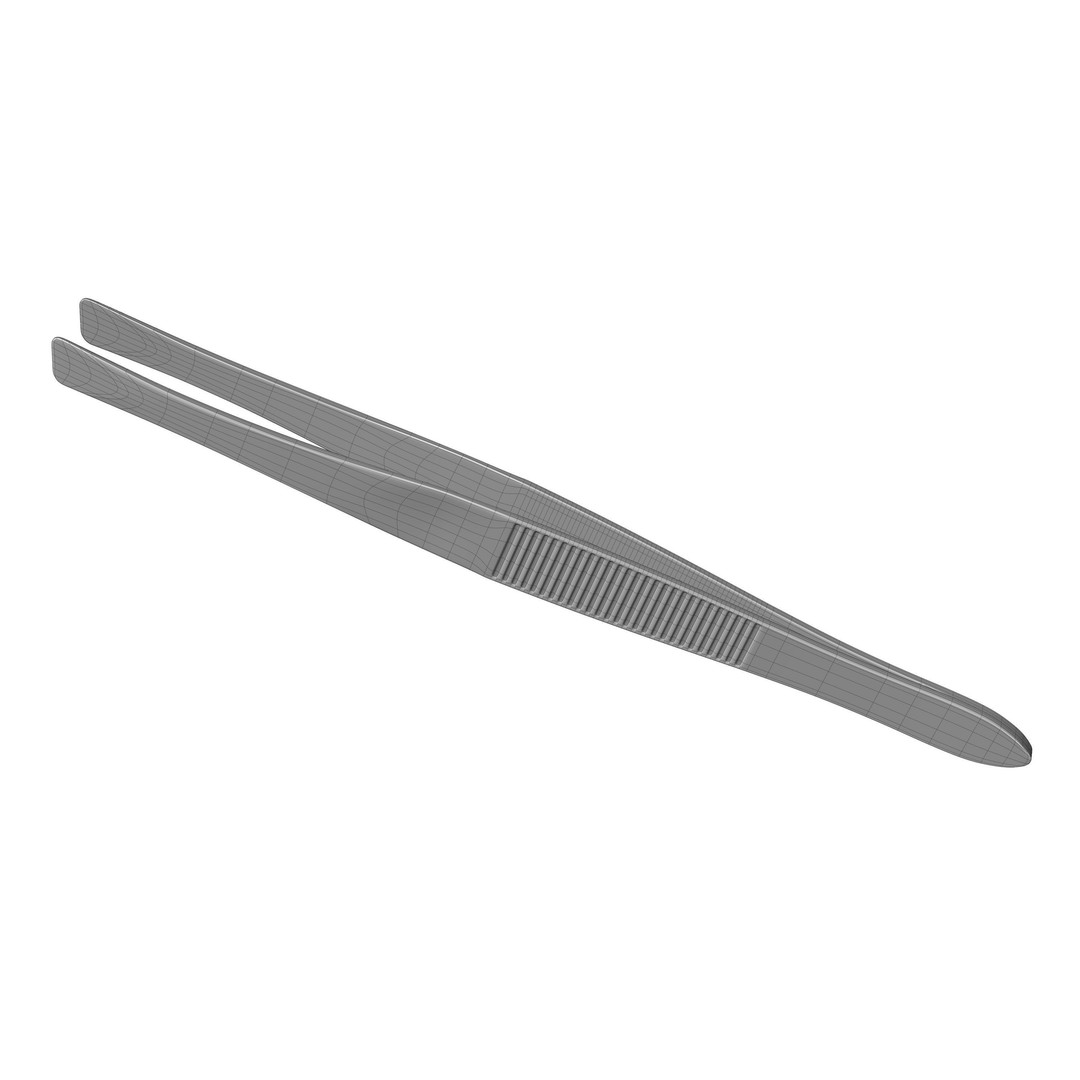 Tweezer 3D Model – Photorealistic Tool with PBR Textures, FBX - View 14