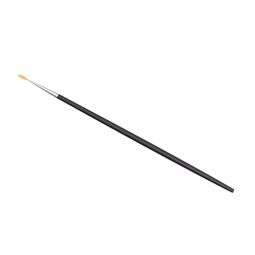 Artistic Paintbrush Round 3D Model – PBR Textured, FBX, Blender - View 15