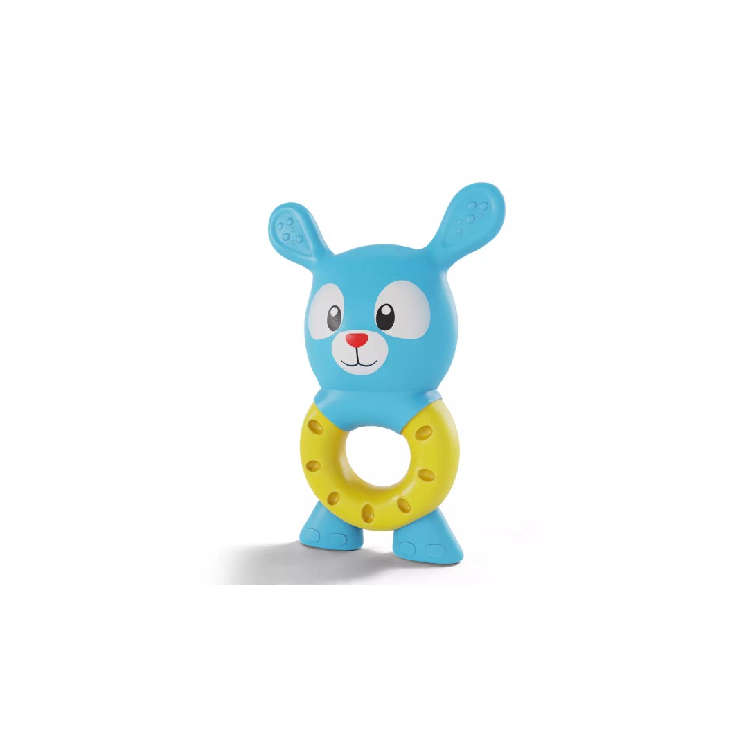 Cute Baby Rattle 3D Model – PBR Game Asset, FBX Format - View 2