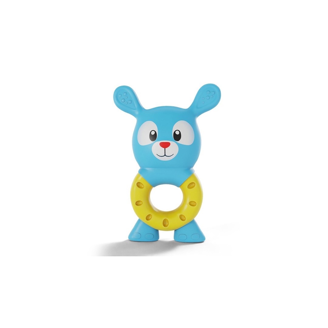 Cute Baby Rattle 3D Model – PBR Game Asset, FBX Format - View 3