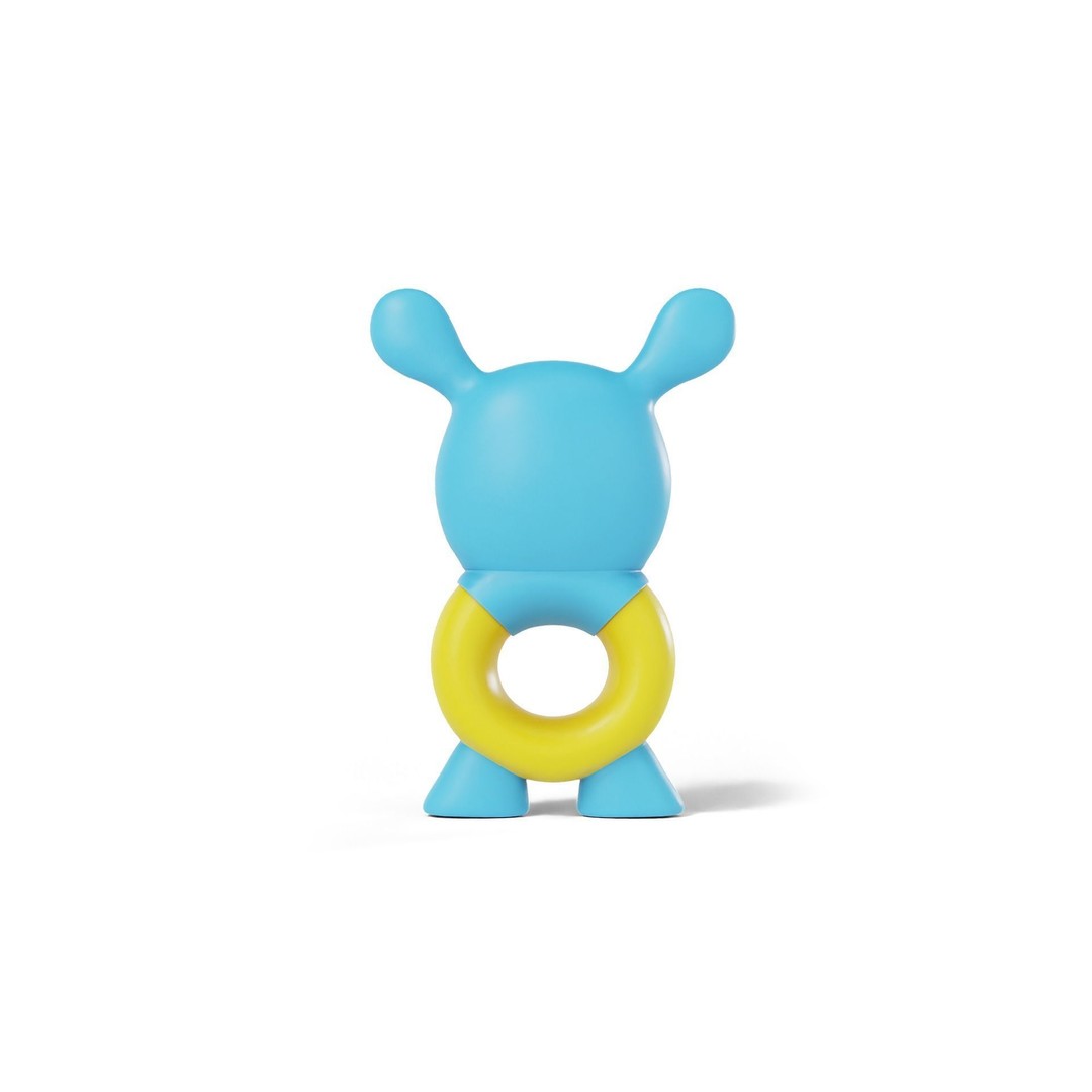 Cute Baby Rattle 3D Model – PBR Game Asset, FBX Format - View 5