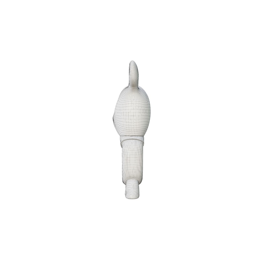 Cute Baby Rattle 3D Model – PBR Game Asset, FBX Format - View 7