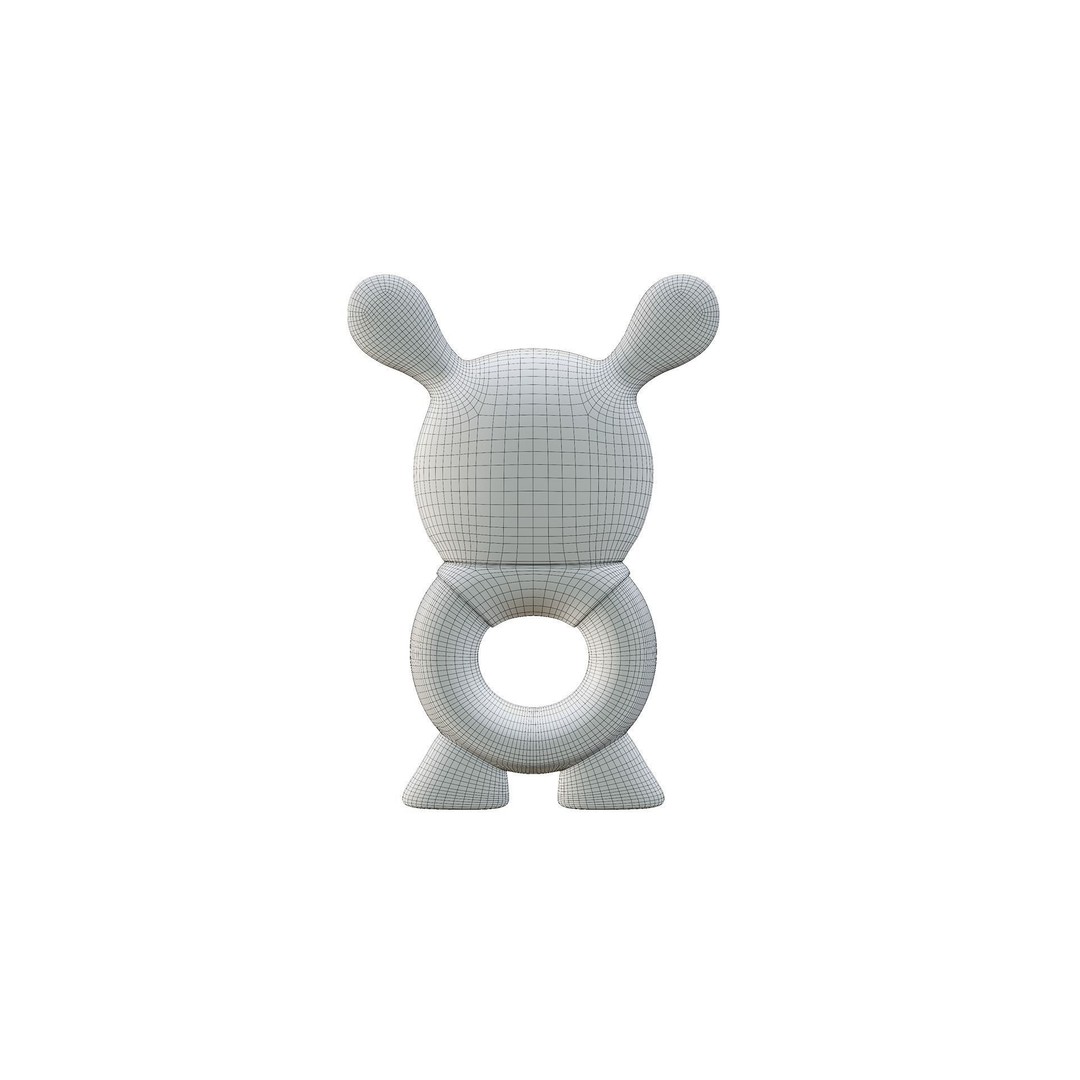 Cute Baby Rattle 3D Model – PBR Game Asset, FBX Format - View 8