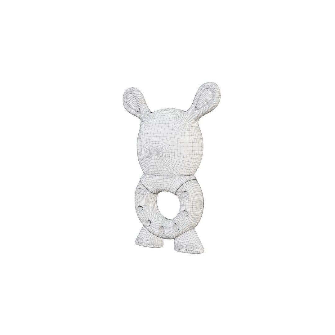 Cute Baby Rattle 3D Model – PBR Game Asset, FBX Format - View 9