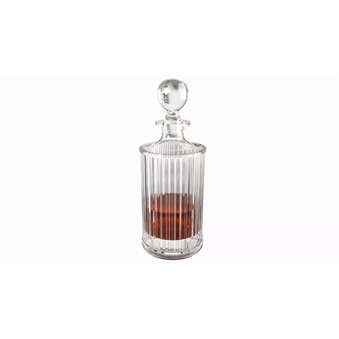 Bourbon Brandy Liquor Decanter 3D Model – High Quality PBR Asset, FBX - View 2
