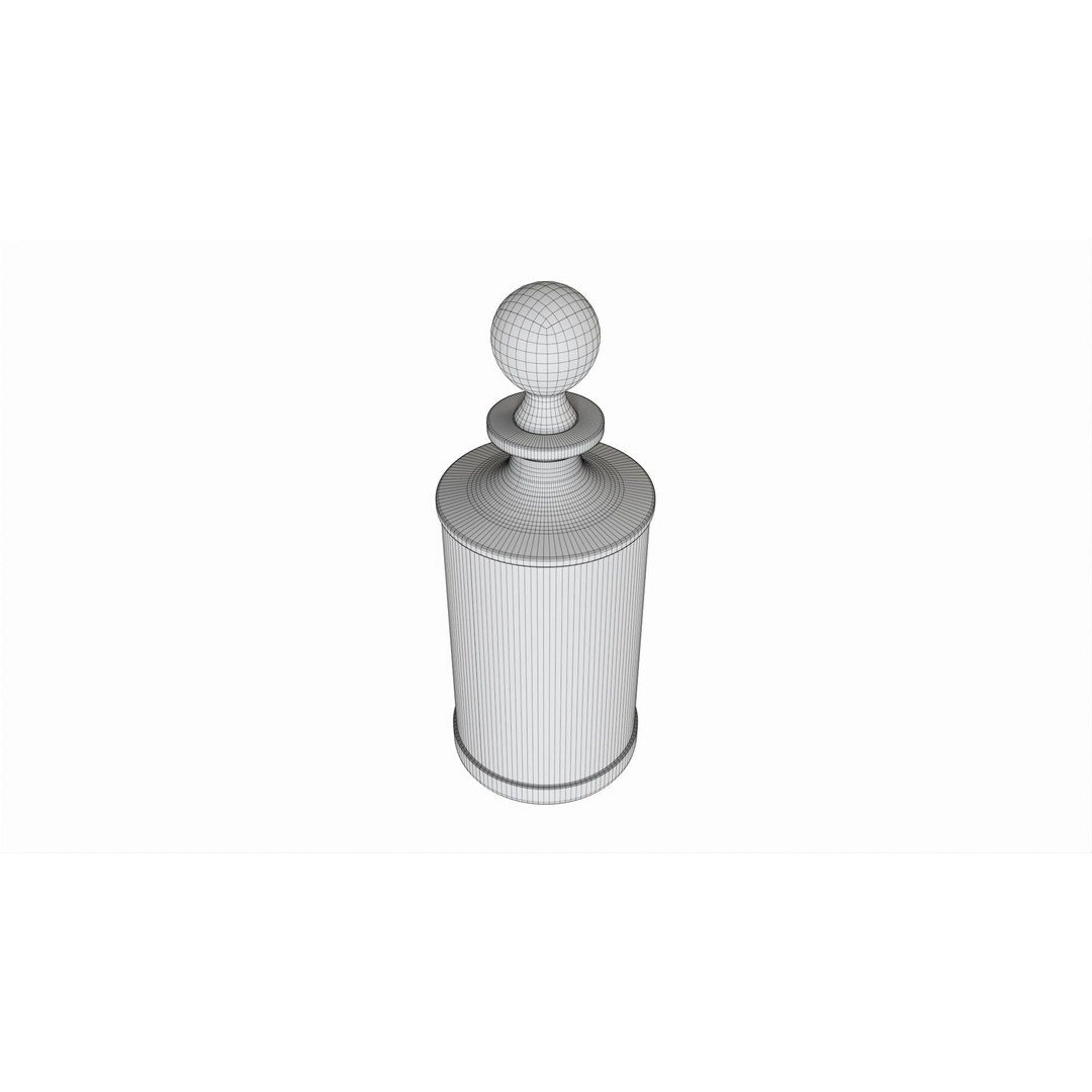 Bourbon Brandy Liquor Decanter 3D Model – High Quality PBR Asset, FBX - View 7