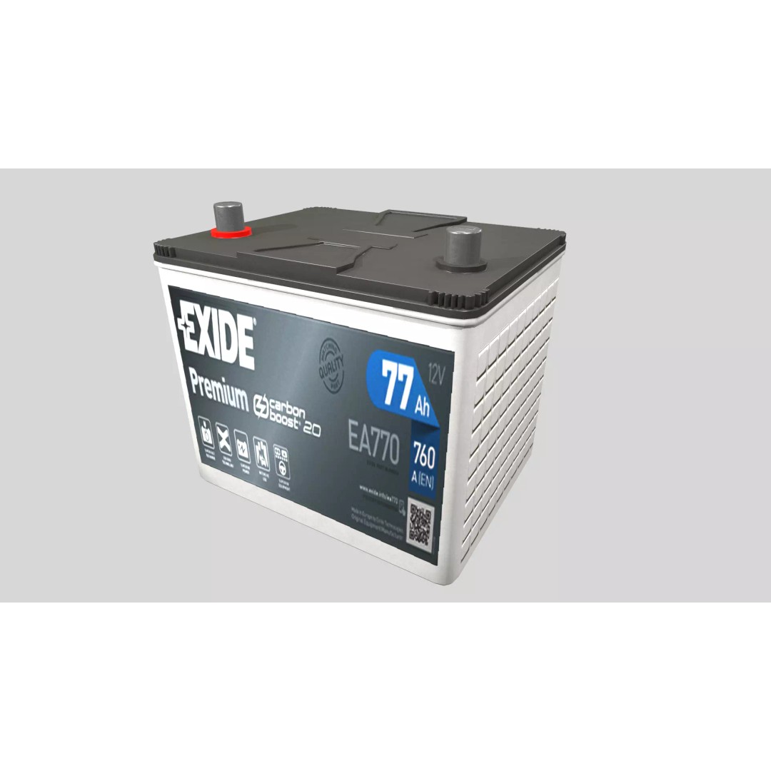 Car Battery 3D Model – Low Poly PBR Asset, FBX, OBJ, Blender - View 9