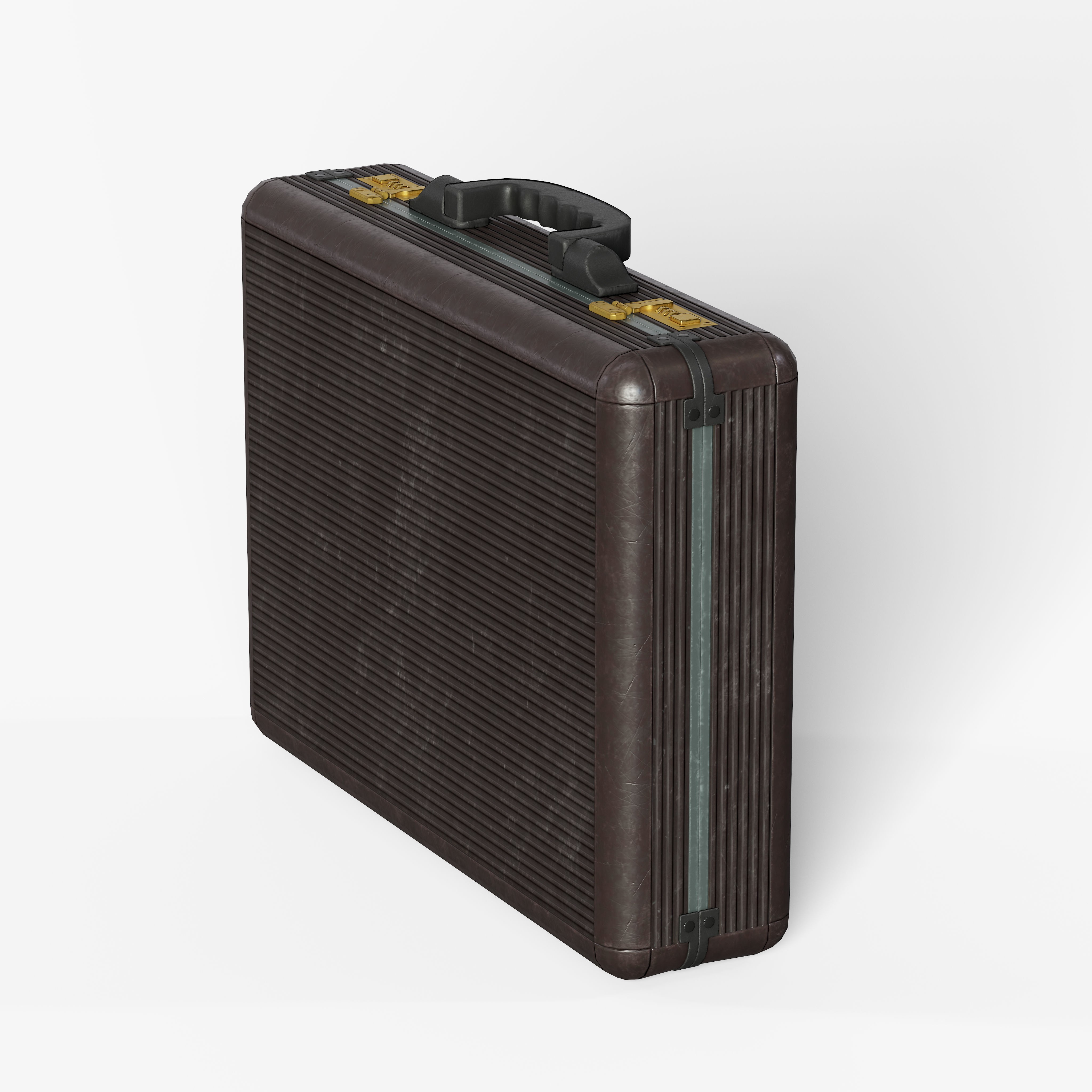 Briefcase - Low-Poly Game-Ready 3D Model - View 10