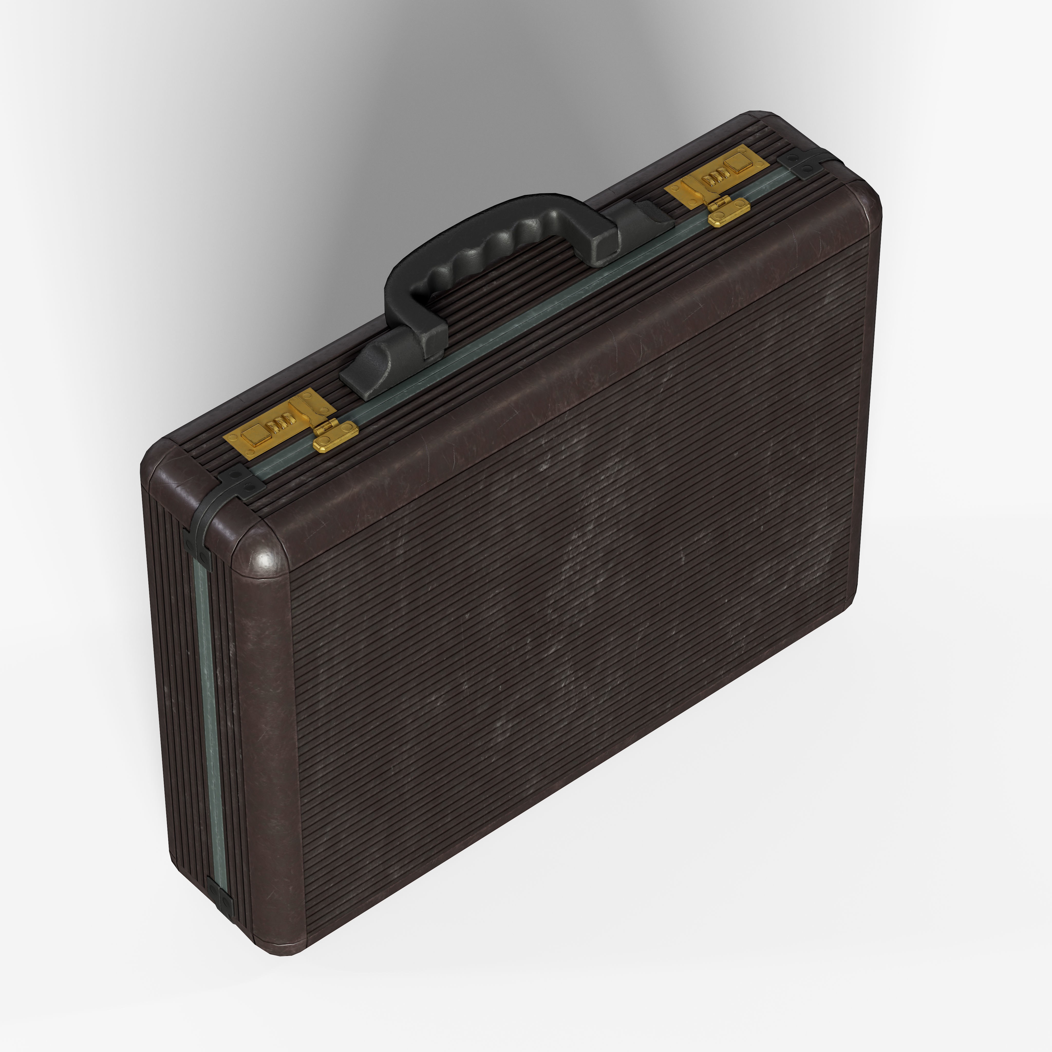 Briefcase - Low-Poly Game-Ready 3D Model - View 12