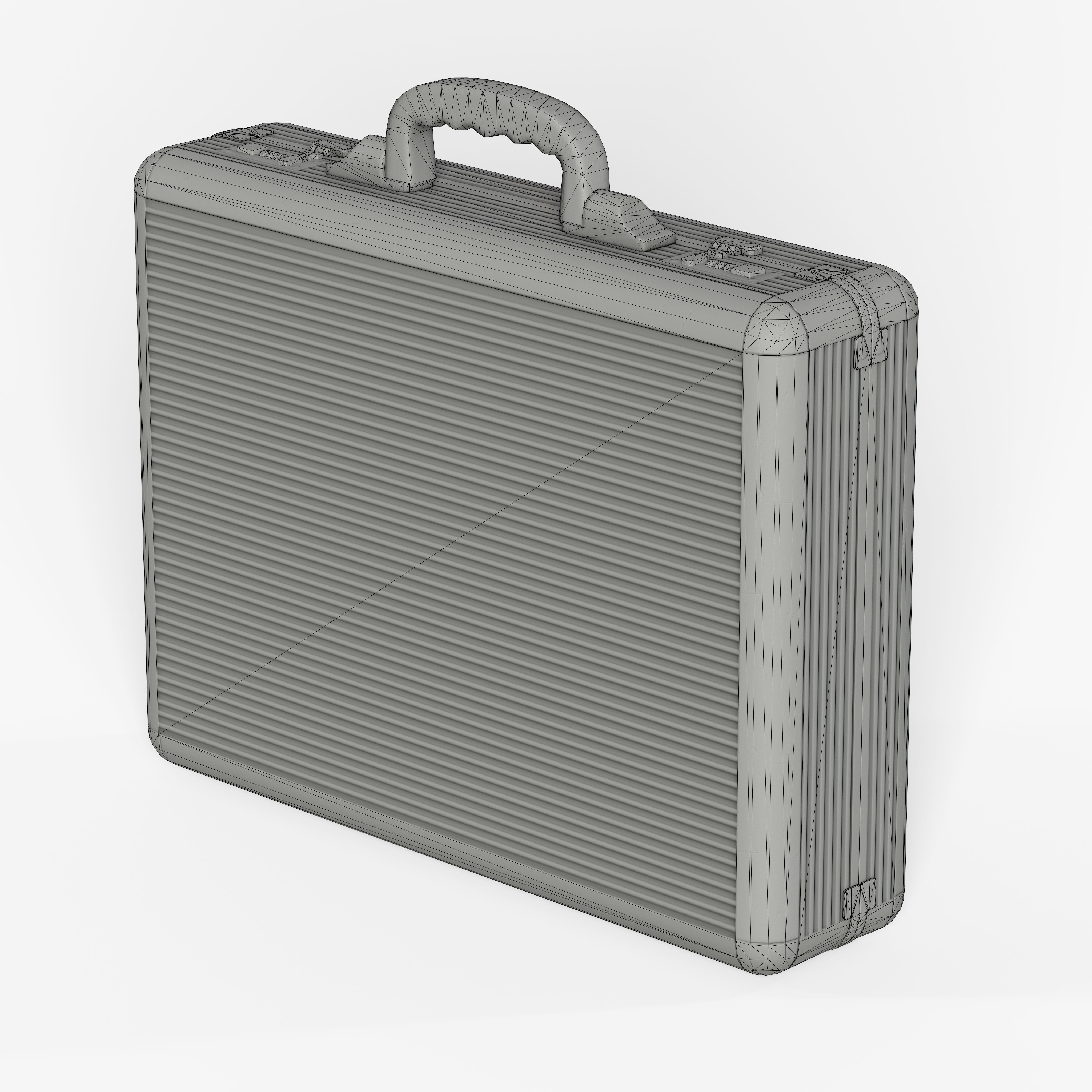 Briefcase - Low-Poly Game-Ready 3D Model - View 14
